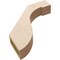 Ekena Millwork 3-inch W x 16-inch D x 16-inch H Del Monte Rough Cedar Woodgrain TimberThane Knee Brace, Primed BRCUR03X16X16DELRCPR - alternate 6